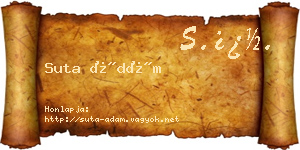 Suta Ádám névjegykártya